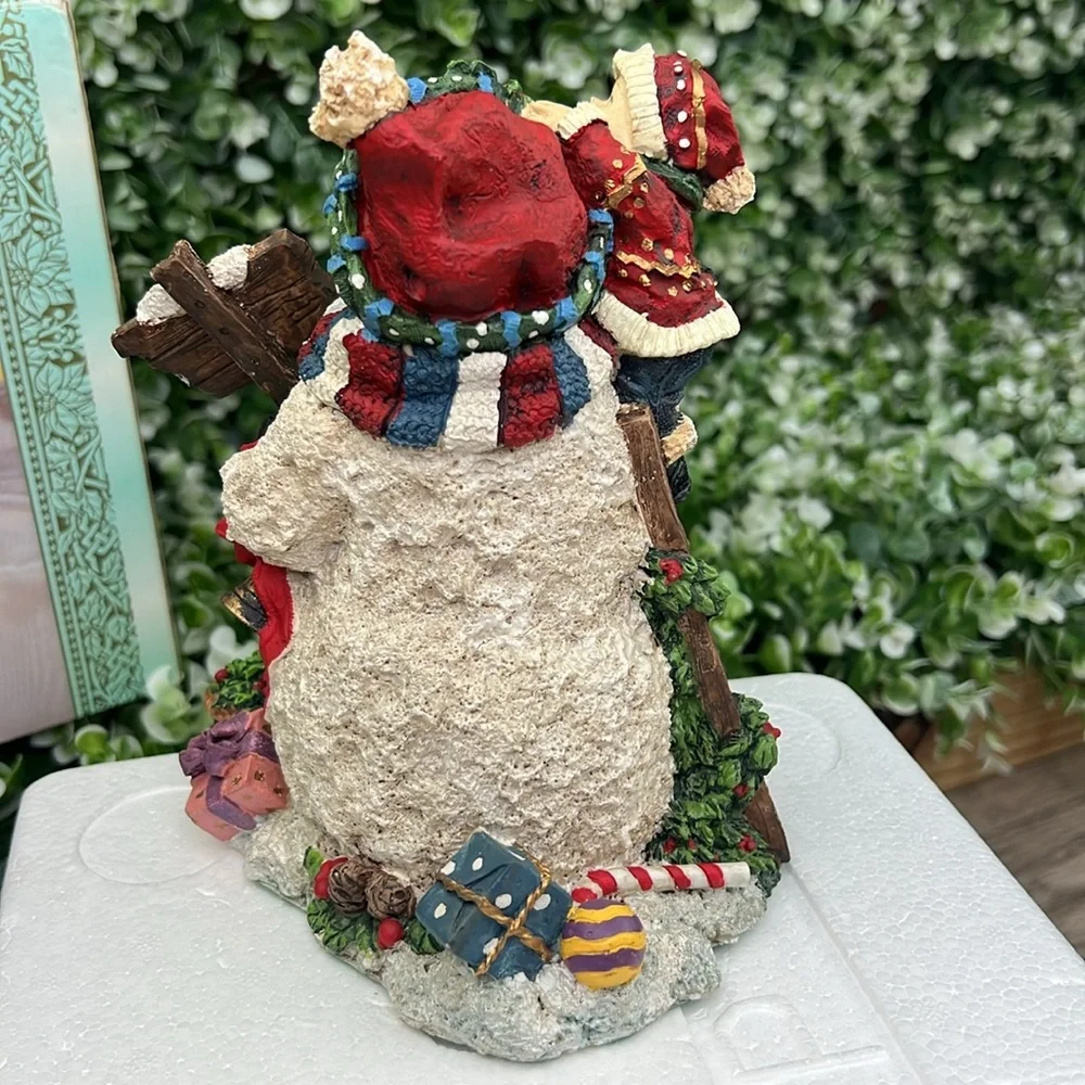 Grandeur Noel Snowman Christmas Stocking Holder New In Box